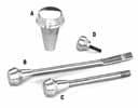 Application Finish Part Number 1957 Chevrolet Mill Finish Stainless FR20005 1957 Chevrolet Polished Stainless FR20005SS 1957 Tilt Columns with Column Shift All new compact gearshift housing design