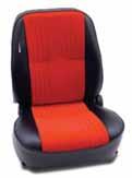 SC80-1606-61R Black Velour Inside, Black Velour Wings & Side Rally Series 1000 Equally at home in musclecars, off-road buggies, Jeeps, or sport compact vehicles, these Rally Series 1000 seats from