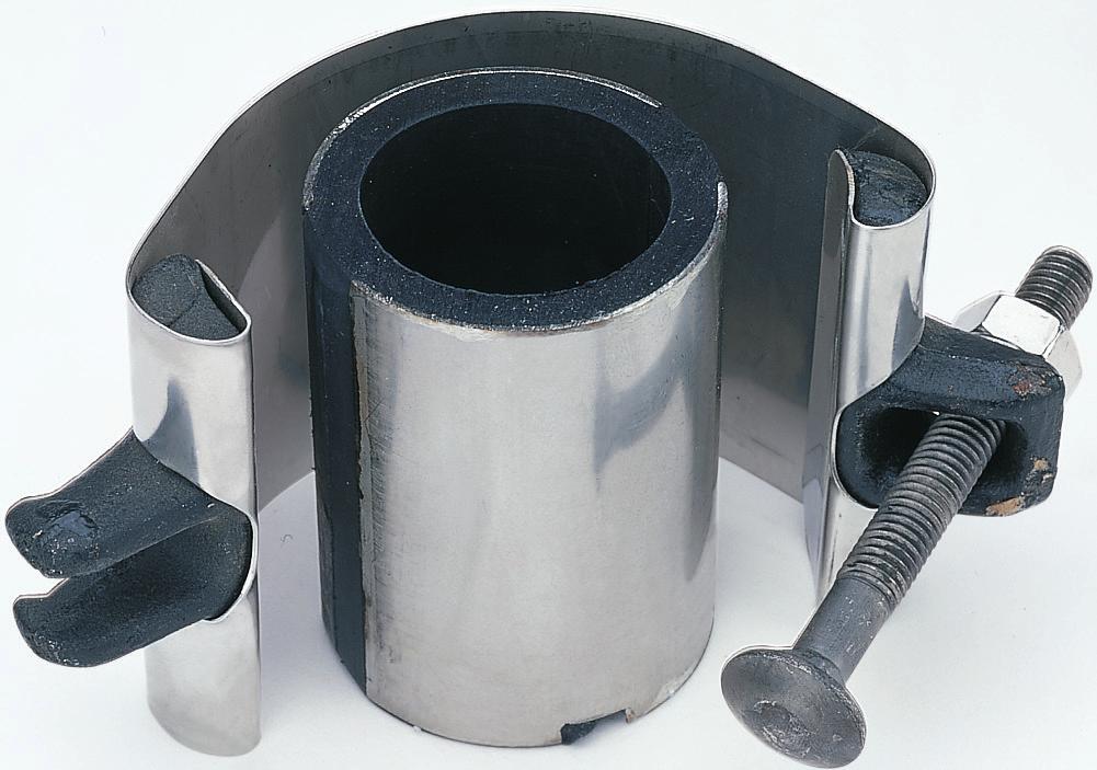 Mueller Stainless Steel Repair Clamps 304L stainless steel repair clamps for all types of pipe repair problems. Mueller Co.