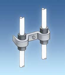 Wood Pole Clamps for OPGW Guide clamps are typically two groove clamps used to guide the cable to splice locations.