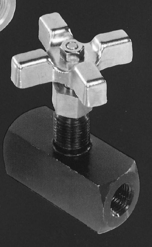 4 FFG 2000 SERIES NEEDLE VALVES Ideal for applications which require fine metering and positive shut-off. Designed for use with air, oil, water, steam, liquid fuels and most chemicals.