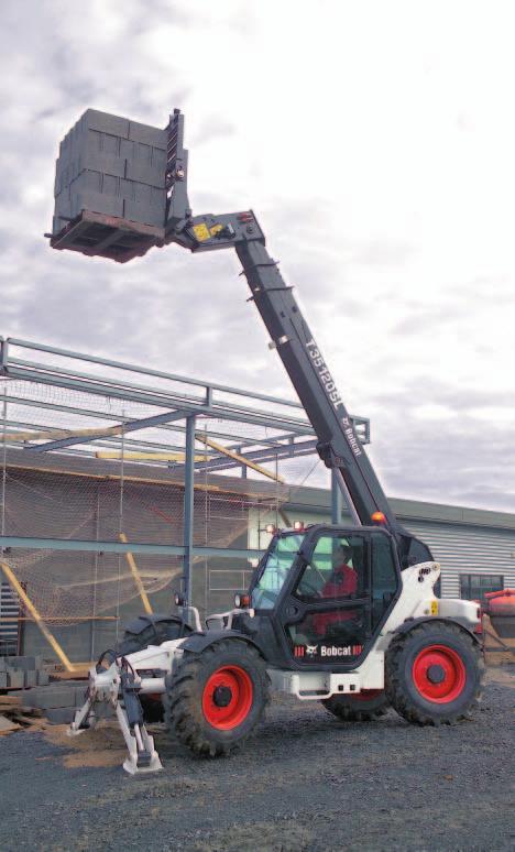 Comfort and Safety Comfort is paramount in every Bobcat telescopic handler.
