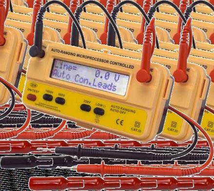 An ISO 9001:2008 Company 1KV DIGITAL MULTIFUNCTION INSULATION RESISTANCE AND CONTINUITY-VOLTAGE TESTER WITH MOV & GAS ARRESTER TESTING FEATURES : Auto Discharge Function on all tests & all