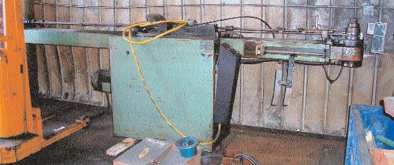 vibratory feed bowl, Mdl. B10, s/n BC7060. BRIDGEPORT Vertical Mill, table 48", power feed, 1 hp.