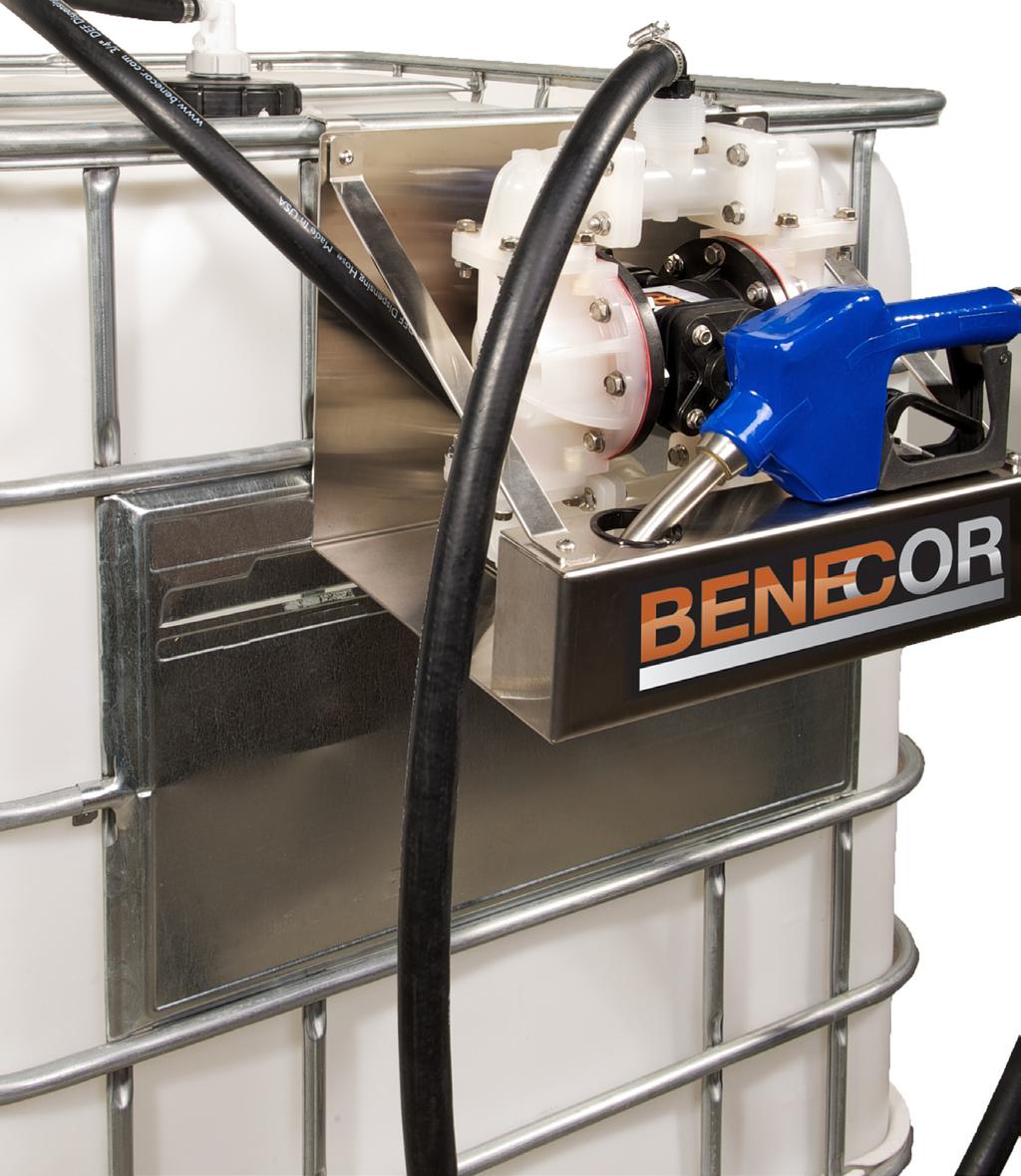 BENECOR DEF DOUBLE DIAPHRAGM AIR PUMP PACKAGE Benecor s Double Diaphragm Air Pump Tote and Barrel Pump Packages deliver the ultimate in flexibility for those who prefer air pumps versus electric.