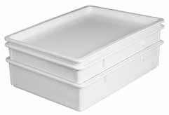 Dough Boxes & Cover Boxes stack tight to maintain freshness of contents Great for