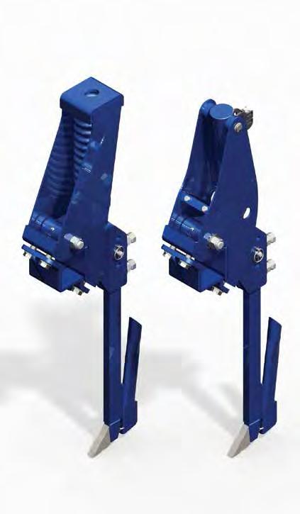 HydraTILL s hydraulic release mechanism provides variable adjustment, up to 680lbs breakout force and a soft return mechanism.