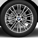 WHEELS. Wheels 220i 17" light alloy wheels Double-spoke style 724 26U Front: 7.5 J 17 / tyres 225/45 R 17 Rear: 7.