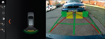 When travelling at speeds between 0 and 60 km/h, the Approach control and person warning with light city braking function 8 issues a warning if there is a risk of collision with vehicles or