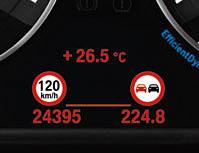 The Steering-wheel heating quickly warms up the rim of the steering wheel at the push of a button which is especially comfortable in winter.