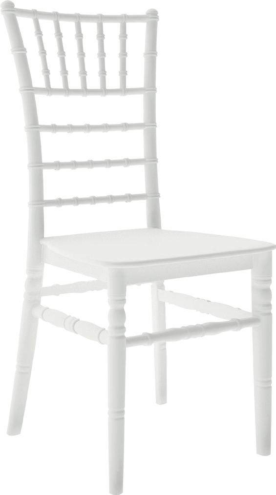 Chair Tiffany PP Tiffany chair is made of monoblock polypropylene with gas assisted injection technology.
