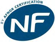 SANITARY APPLIANCES Afnor Certification attests that the products referred to in the appendix comply with the characteristics described in the certification system NF 017 after assessment according