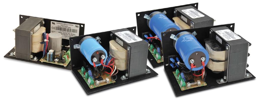 Features Linear models available with 32V@4A, 48V@5A, 48V@10A, & 70V@5A DC unregulated step motor power 5VDC ±5% at 500 ma regulated logic power (electronic overload) Screw terminal AC input and DC