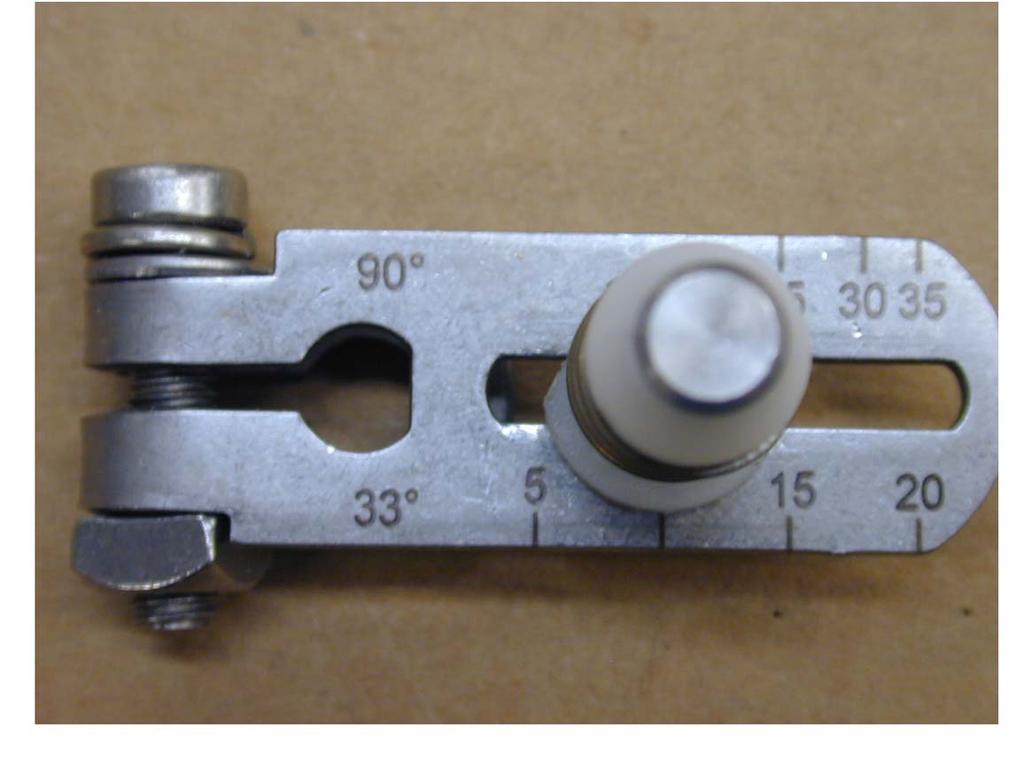 Verify that the pin is properly set on the positioner arm for the valve in question. You will need to know the stroke length of your valve in millimeters.