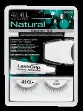 Include lashes, adhesive and lash applicator.