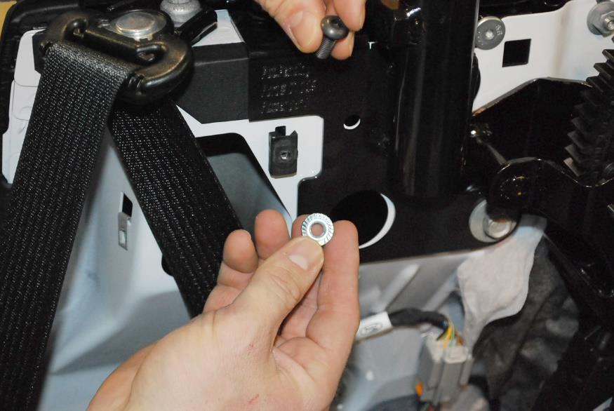 Install the provided 5/16 Button Head bolt through the hole