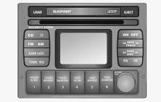 Radio with Six-Disc CD Finding a Station FM AM: Press this button to switch between FM1, FM2, and AM. The display will show your selection.