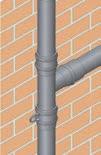 INSTALLATION Rainclear traditional rainwater pipes have cast pipe sockets either with ears for wall fixing or without for use with holderbats.