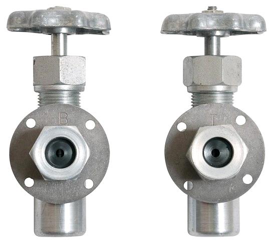 They come with zinc-plated carbon steel (-CS) or stainless steel (-SS) stems. The valve body materials are ductile iron or C.I. 40 and are pressure-tested for leakage after assembly.