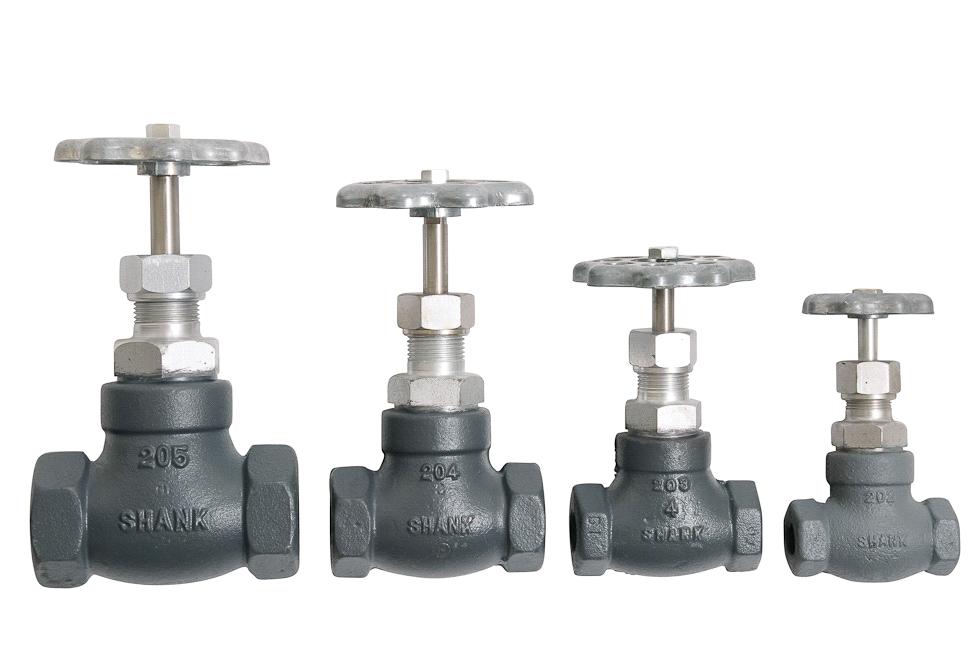 HAND VALVES SHUT-OFF (GLOBE AND ANGLE) GLOBE SHUT-OFF: 201, 202, 203, 204, 205, 211 ANGLE SHUT-OFF: 206, 207, 208, 209, 210 Shut-off valves are available in a globe design to work with pipe sizes
