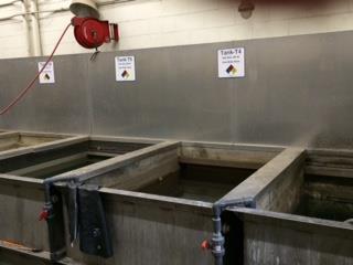 Chemical Cleaning Rinse Change out 1 tank per day Generates approx 1,100 gal. per batch.