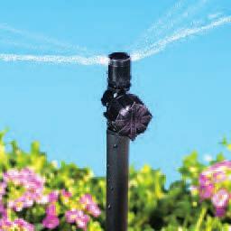 Sprinkler Inlet:10-32 NFT R184CT 5/card 10 R184CB 5/card 20 A184010B 10/bag 20 Half Circle Adjustable Sprayer Uniformly sprays water over a