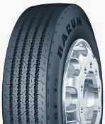 FRONT Delivery range BF 15 Road Front Front axle tyre for short and long distance haulage. New, extra wide shoulder rugged, with precise steering response. 265/70 R 19.