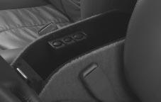 Cupholders are also located on the doors. Front Storage Area Sunglasses Storage Compartment To open the sunglasses storage compartment in the overhead console, press the release button.