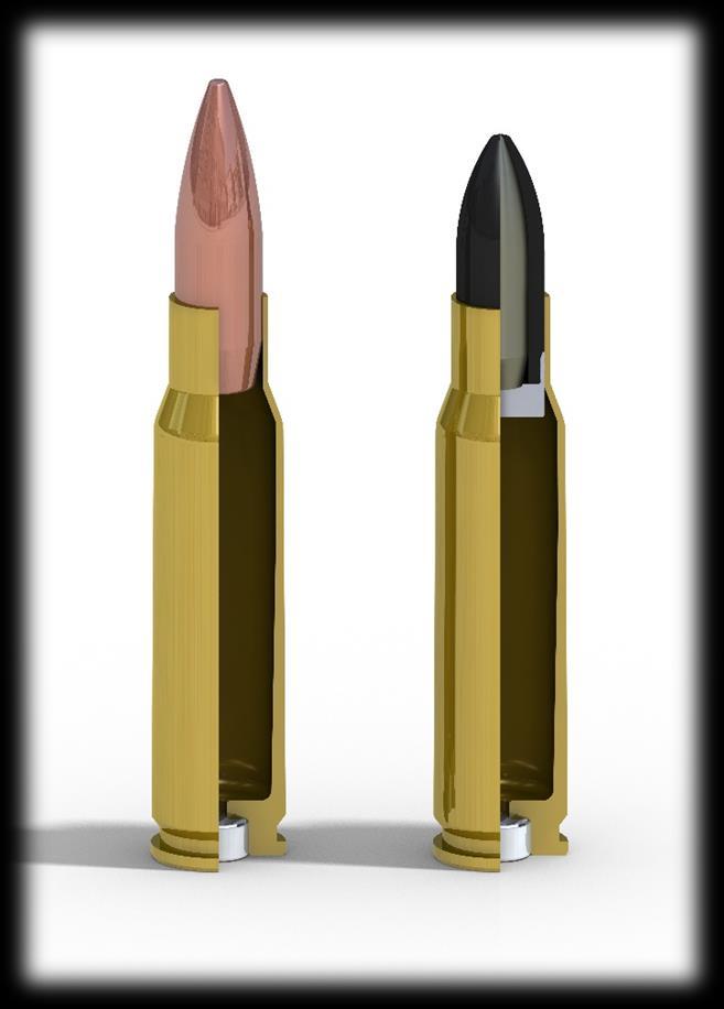 7.62x51 M80 Ball 7.62x51 CBJ A barrier that is being more and more common is body armor. At this point the potential of the 7.
