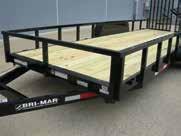 Surge Brakes Spare Tire & Mount Wood Filled Ramps Hydraulic Surge Brakes Standard Features 20 Deck Length 10k GVWR 2 x2 Tube