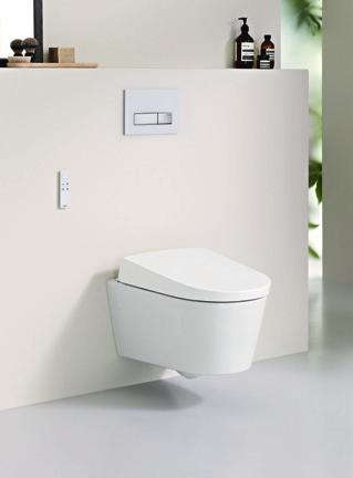 Fenster Today s toilets are moving with the times. Electrical connections will be the standard. 1 2 1 Convenient Geberit AquaClean Sela shower toilet. 2 Touchless Geberit actuator plate Sigma80.