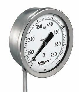 223 Duratemp Thermometer Direct-Mounted eries 600B Accuracy (1% F.