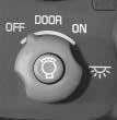 position Fog Lamps The fog lamp button is located on the exterior lamp control. Push the FOG PUSH button to turn the fog lamps on. The FOG light indicates the fog lamps are on.