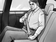 If the belt is not long enough, see Safety Belt Extender on page 1-38.