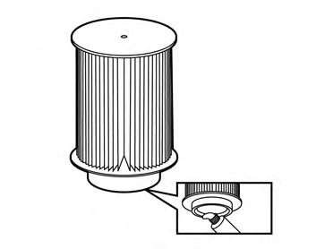 Pre-filling the filter can result in debris entering the fuel system and damaging fuel system components. 6. Install a new o-ring on the cover.