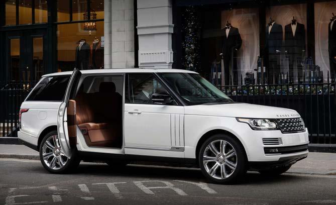 OUR PASSION IS YOUR SATISFACTION RANGE ROVER WITH REAR DOORS STRETCHED BY 30 CM T