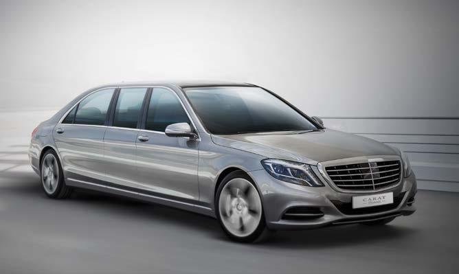 In this extended versions of the new S Class W 222 and Maybach limousines the entire passenger compartment conversion