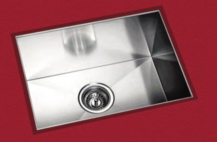 Square Undermount Double Bowl Sink 786 x 458 x 254 mm (internal) CODE: SUMSQ838 Square Undermount Double