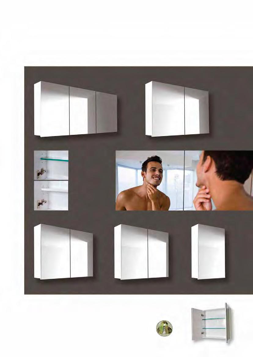 mirrors premium white high gloss mirror cabinets quality FEP mirror profile painted white high gloss non-porous surfaces soft closing hinges choice of shelves concealed mounting brackets 1200 900 10