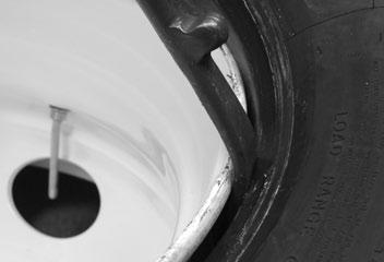 Aluminum wheels typically have symmetrical drop centers so tires can be demounted from either side. However, on certain 19.