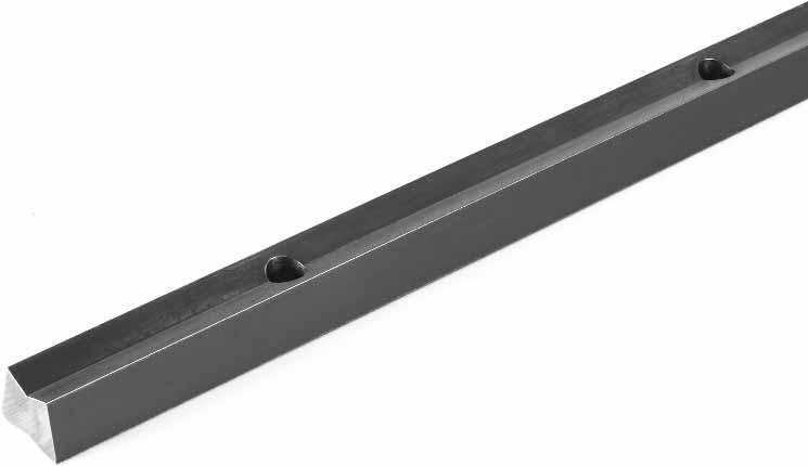 LSXBL type Low shaft support rail Inch series A C 2º X D Y B Material: AISI C-118 steel Standard length for all LSXBL/LSXCL shaft supports is 48" dimensions in es part number shaft diameter A ±.2 B ±.