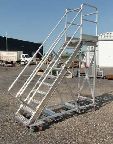 A 42" 1-800-668-0324 Outside Canada and the US: 1-705-855-2363 50 B C Aluminum Manually Propelled Stairs AMPS-XX-XXX Aluminum Stairs Series XX = Width (30 Standard), XXX = Height, -SP = Special