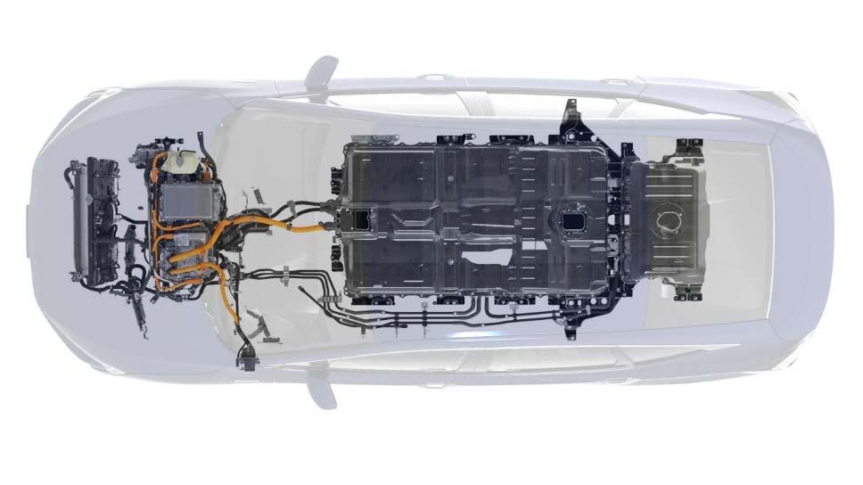 Vehicle Description 12-Volt Battery A conventional 12-volt battery is located under the front hood of the vehicle.