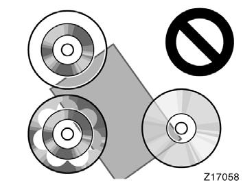 directed outside the unit. Be sure to operate the player correctly. Use only compact discs marked as shown above.