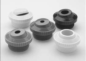 Wall Fittings-Inlets White Goods Directional eyeball inlets with 1-1/2 in. MIP thread to fit standard female adapter or wall fitting Insider directional inlet wall fittings with 1/2, 3/4, 1 in.