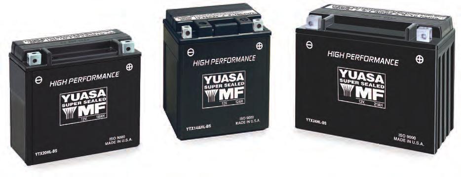 Battery Types If high power is top priority in a replacement battery, look to Yuasa s batteries. Yuasa means more power, less maintenance and longer life.