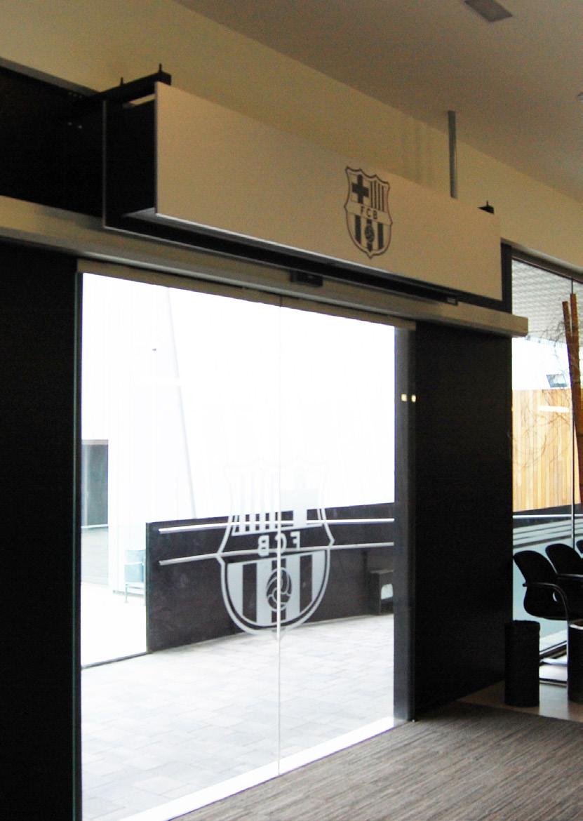 ZEN, with aluminum panels and vinyl logo Camp Nou