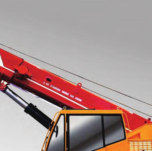SRC 350 ROUGH-TERRAIN CRANE PAGE 02 Independently developed dedicated controller SYMC
