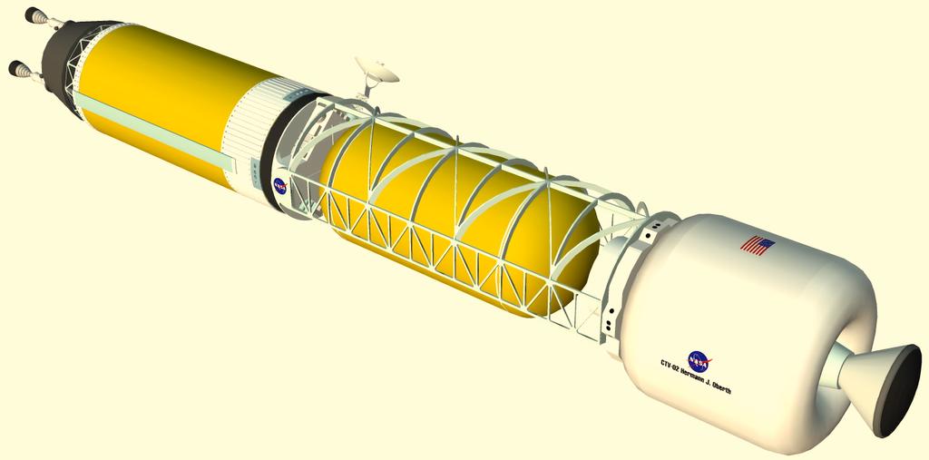 Modular Bimodal NTR Transfer Vehicle Design for Mars Cargo and Piloted Missions Bimodal NTR: High thrust, high I sp propulsion system utilizing fissioning U 235 produces thermal energy for propellant