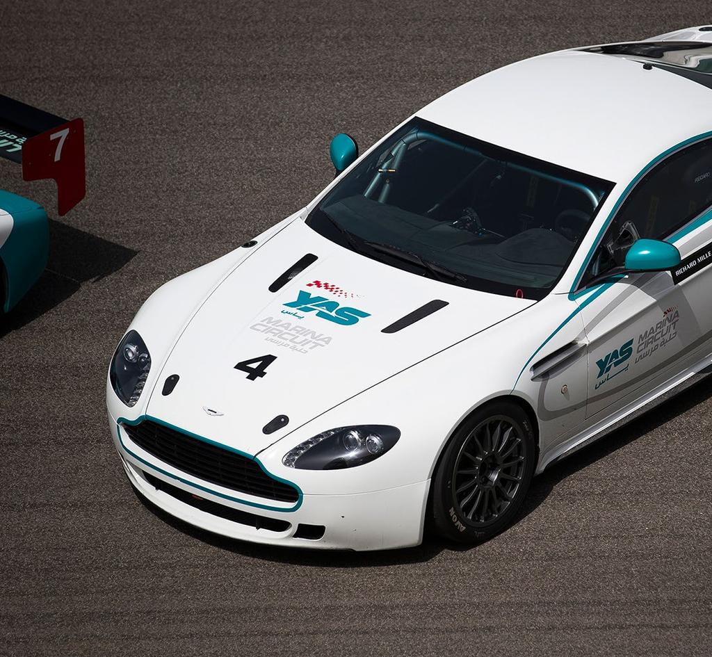 ASTON MARTIN GT4 The Aston Martin GT4 has the look of its distinguished Vantage sibling, but moves fearlessly like a race car.